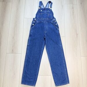 VTG 90s Breaker Jeans Womens Size S Denim Bib Overalls Carpenter Baggy Wide Leg